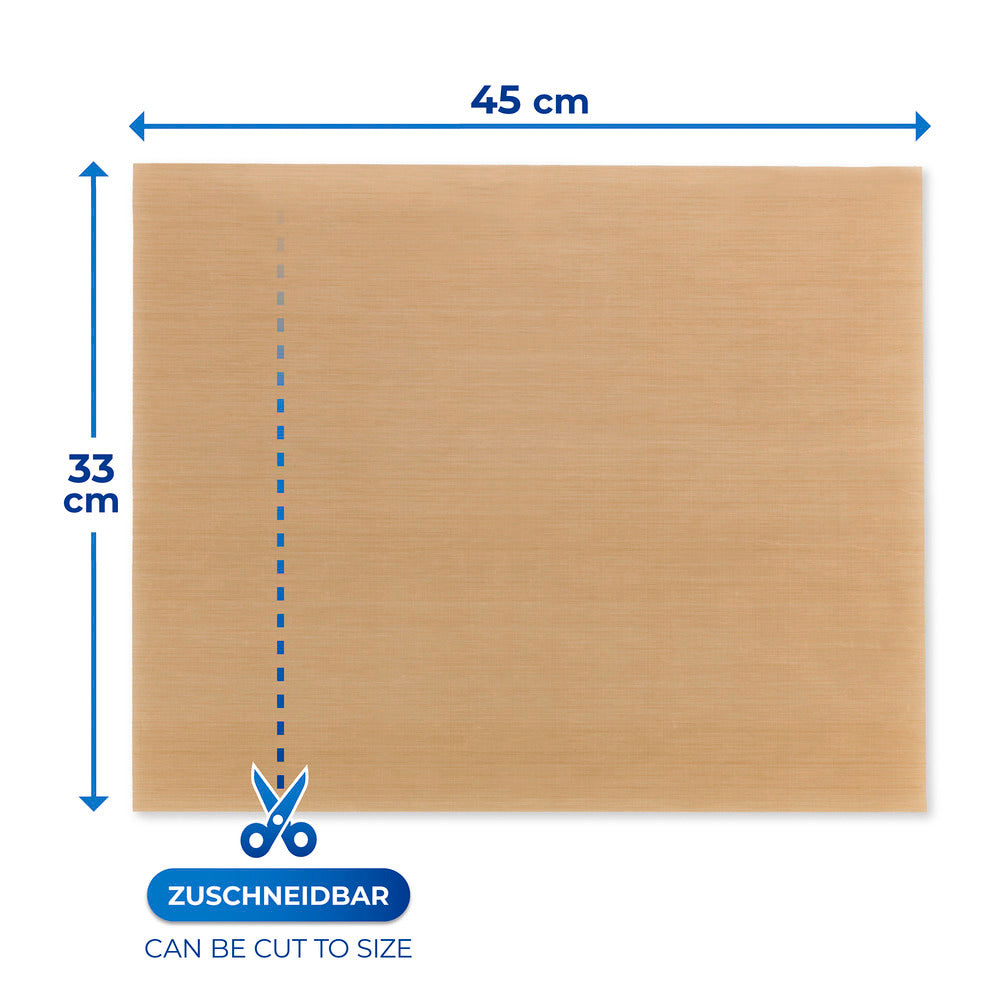 Montert ovnsbeskyttelsesmatte non-stick brun 33 x 45 cm - WENKO i ovn