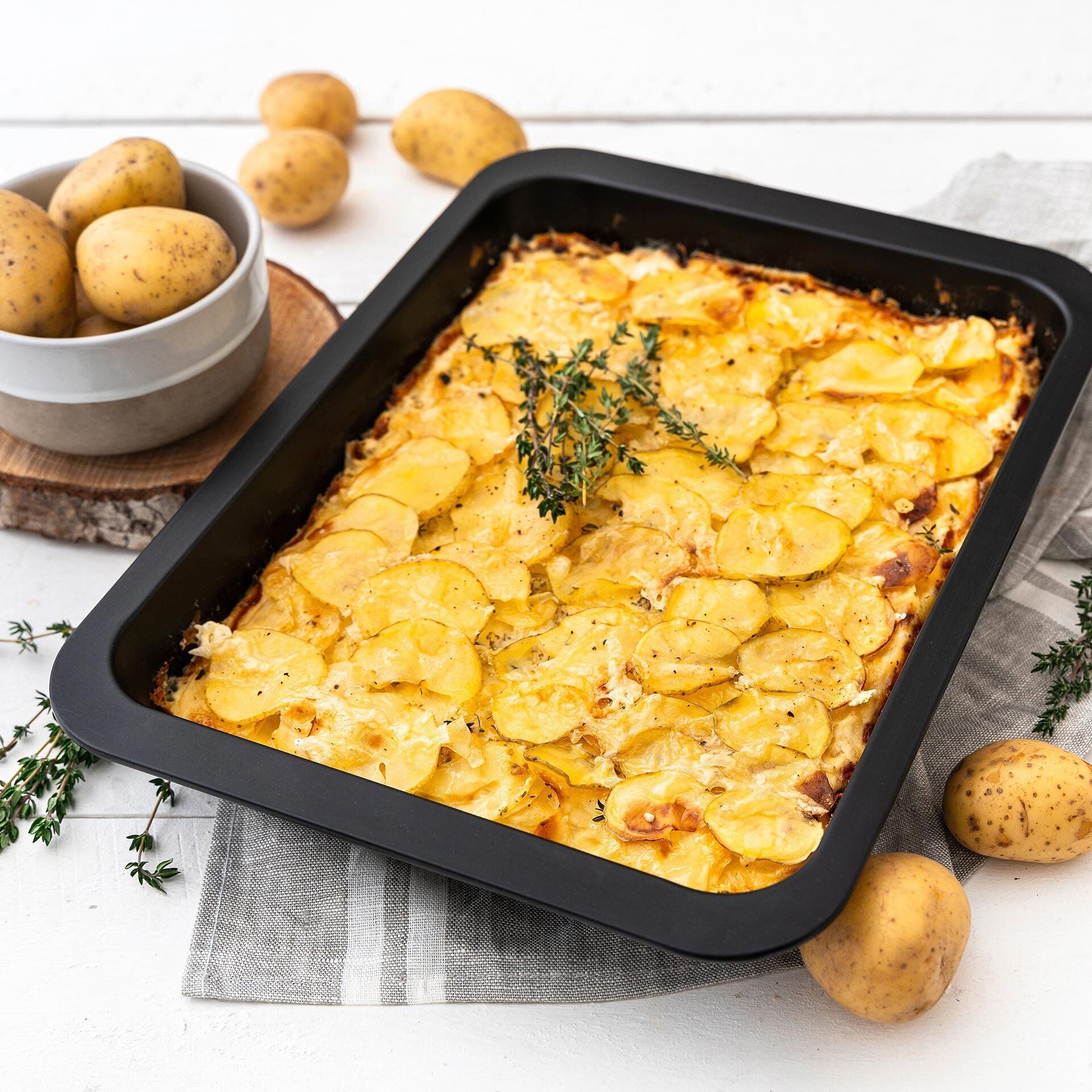 Ovnsform non-stick 32,5x25 cm varmebestandig til 230°C - Zenker bakside