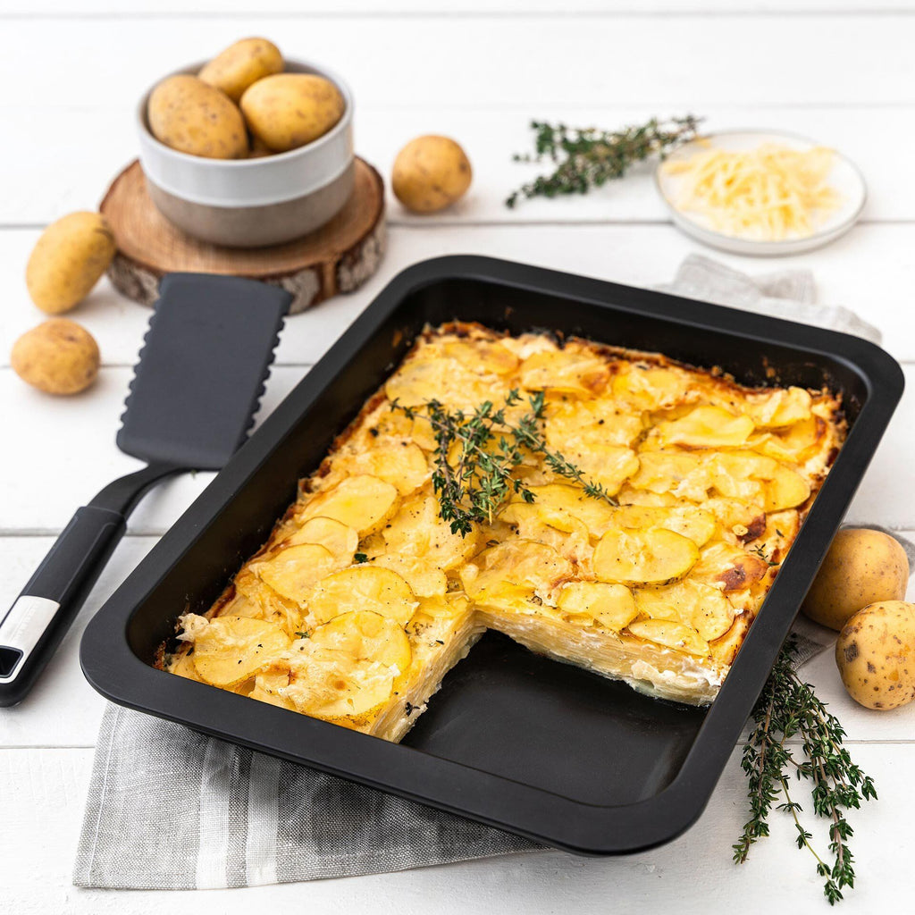 Bakside av ovnsform non-stick 36,5x27 cm varmebestandig til 230°C fra Zenker