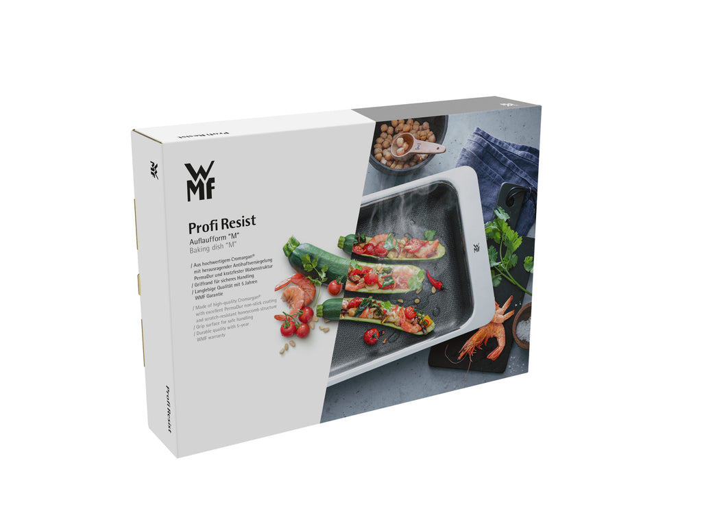 Ovnsform rustfritt stål non-stick 36×26 cm Profi Resist - WMF stablet