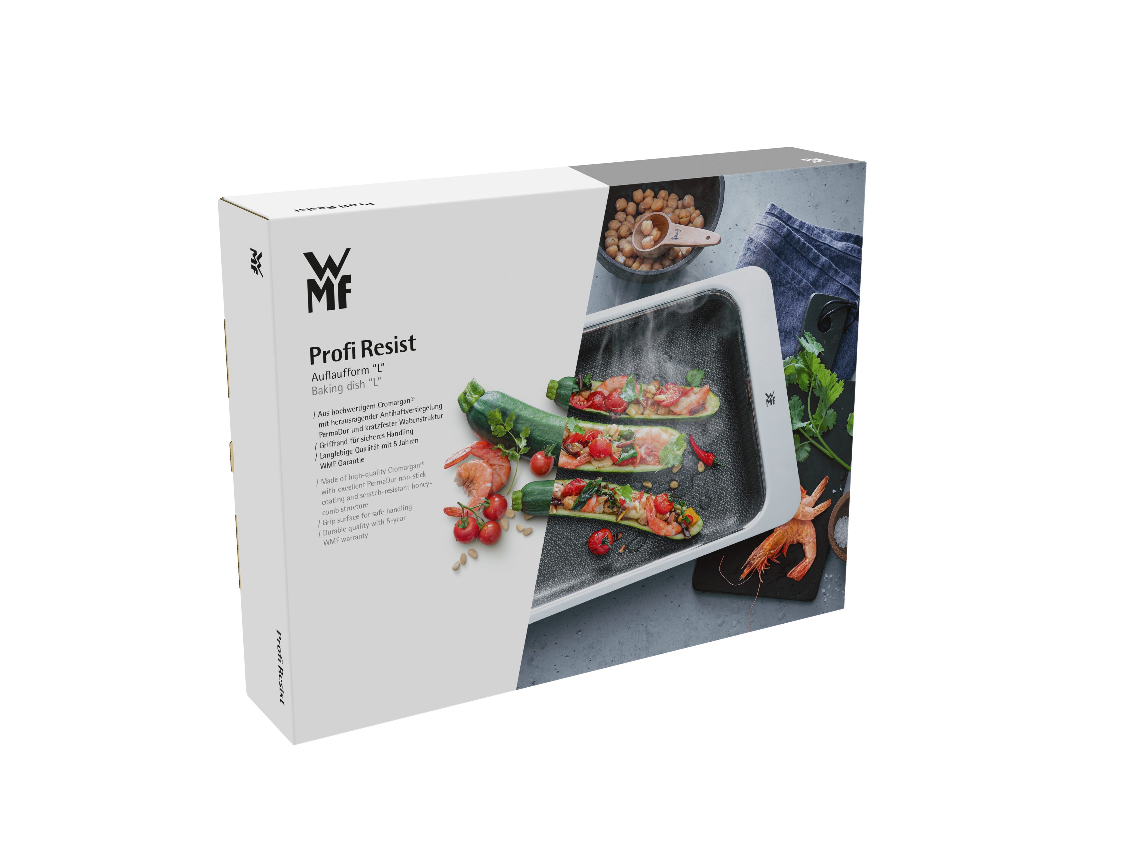Ovnsform rustfritt stål non-stick 39×30 cm Profi Resist med elegant polert finish