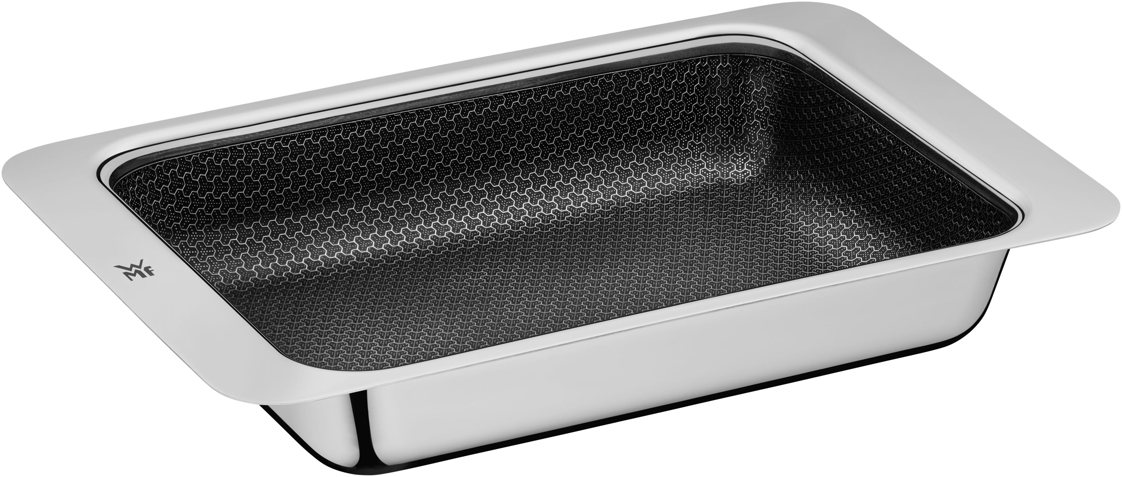 Nærbilde av gripekanter på Ovnsform sett 3-delt rustfritt stål non-stick Profi Resist - WMF