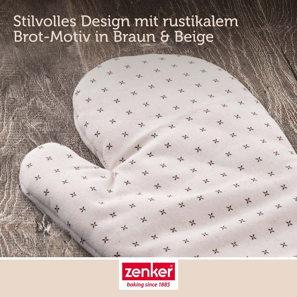Ovnsvott bomull med brødmotiv - Zenker sideprofil