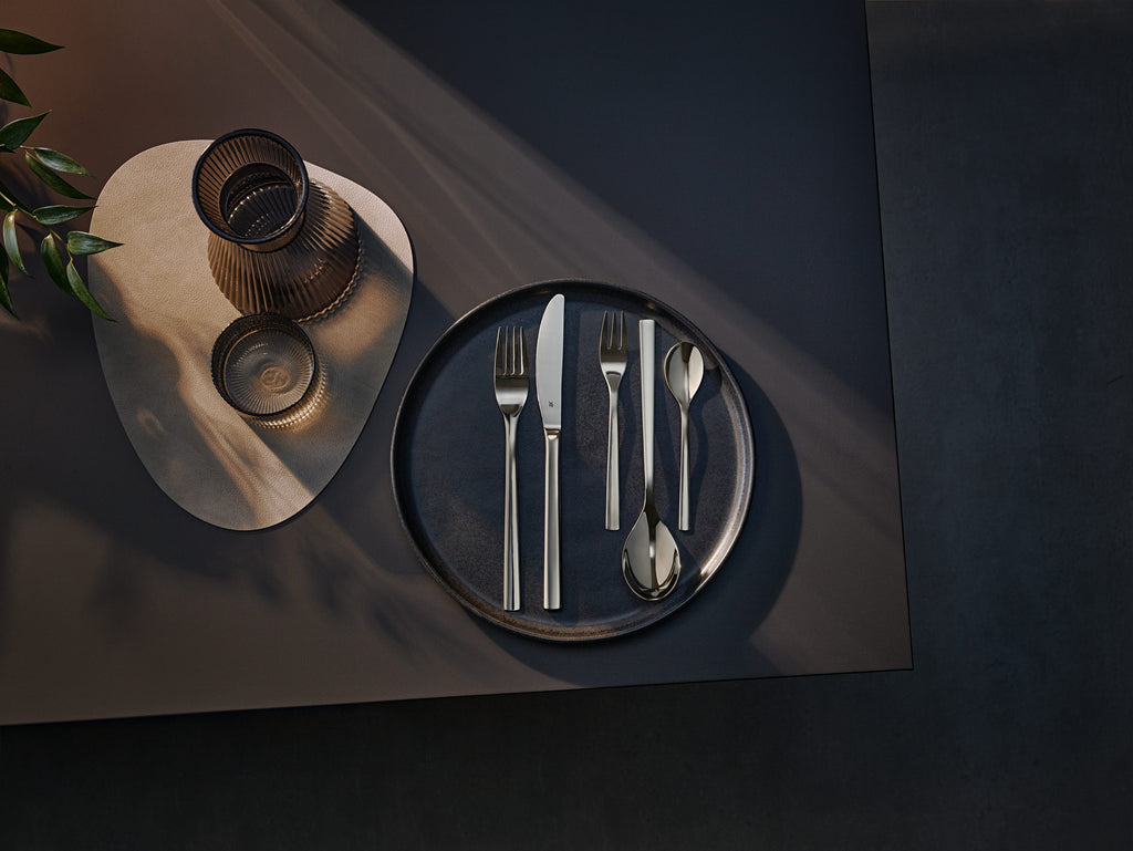 Nærbilde av Palermo teskje rustfritt stål polert - WMF