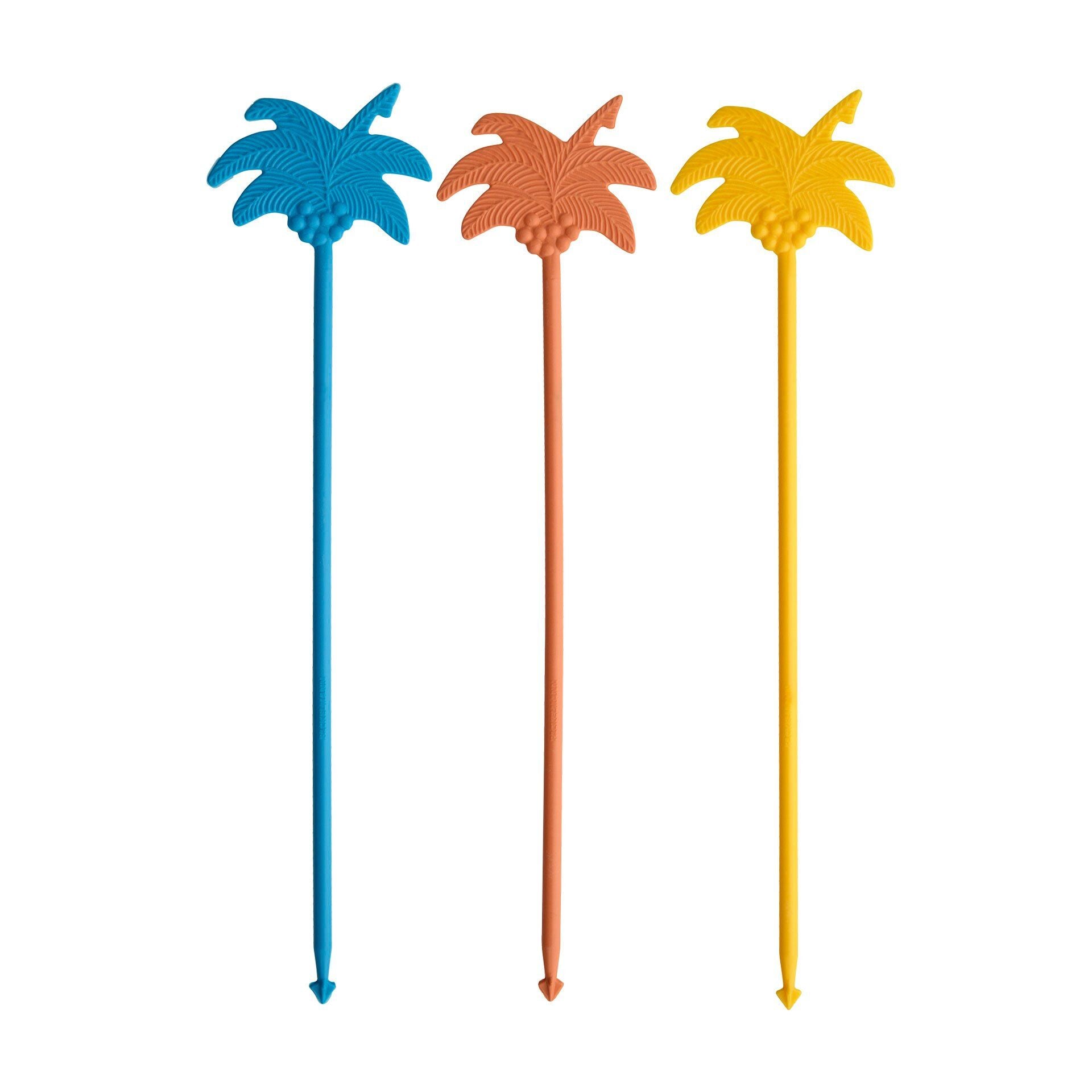 Partypicks palme fingerfoodspyd 12 stk bakside