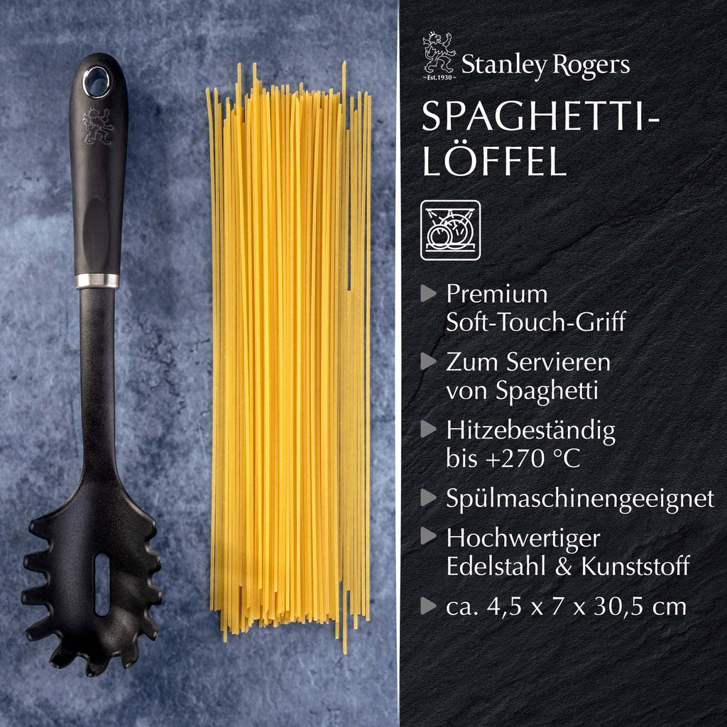 Pastaskje Pride 30 cm non-stick nylon - Stanley Rogers sideprofil