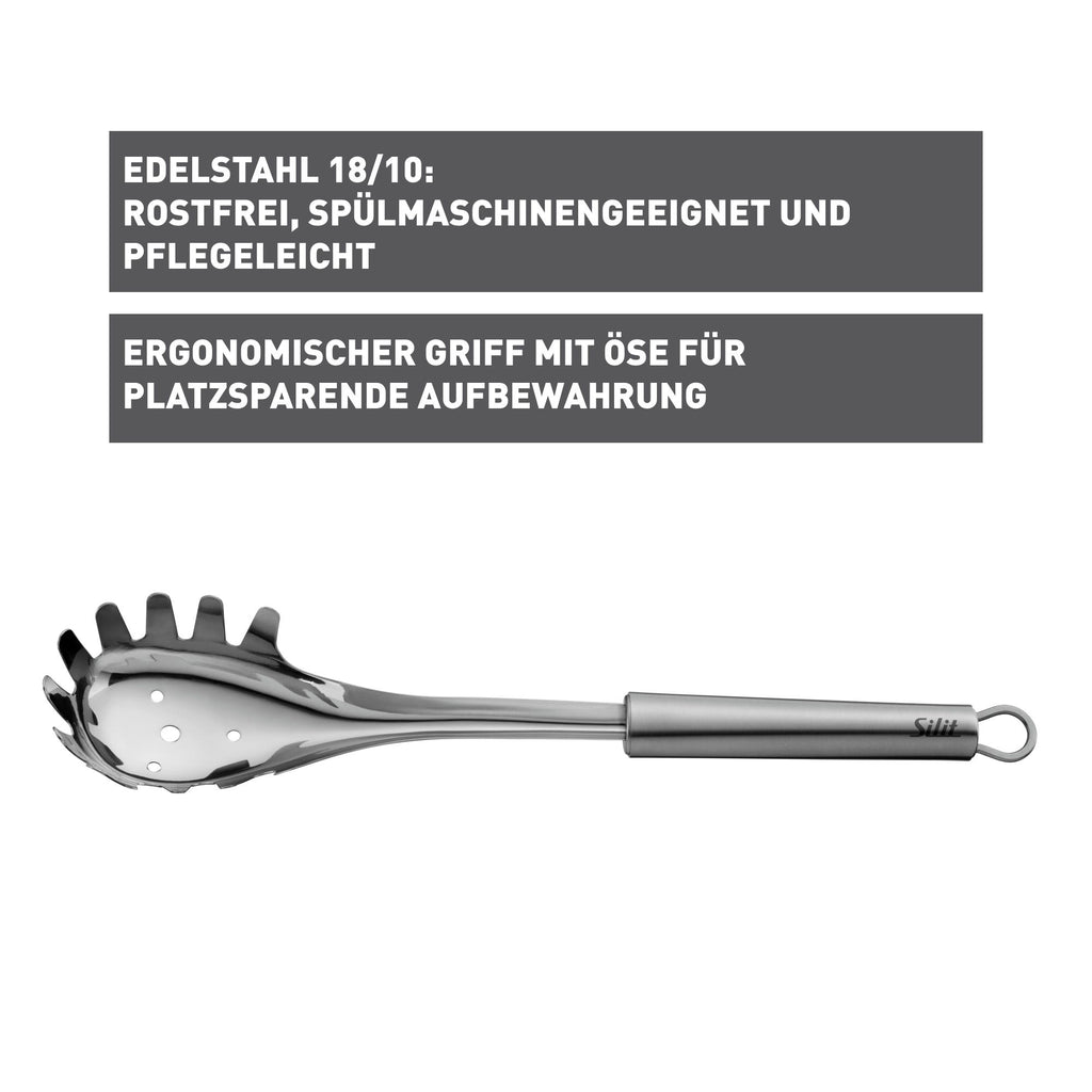 Pastaskje rustfritt stål 32 cm Classic Line - Silit detalj avtenner