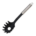 Pastaskje svart 32 cm med ovalt grep for pasta fra Fackelmann forfra