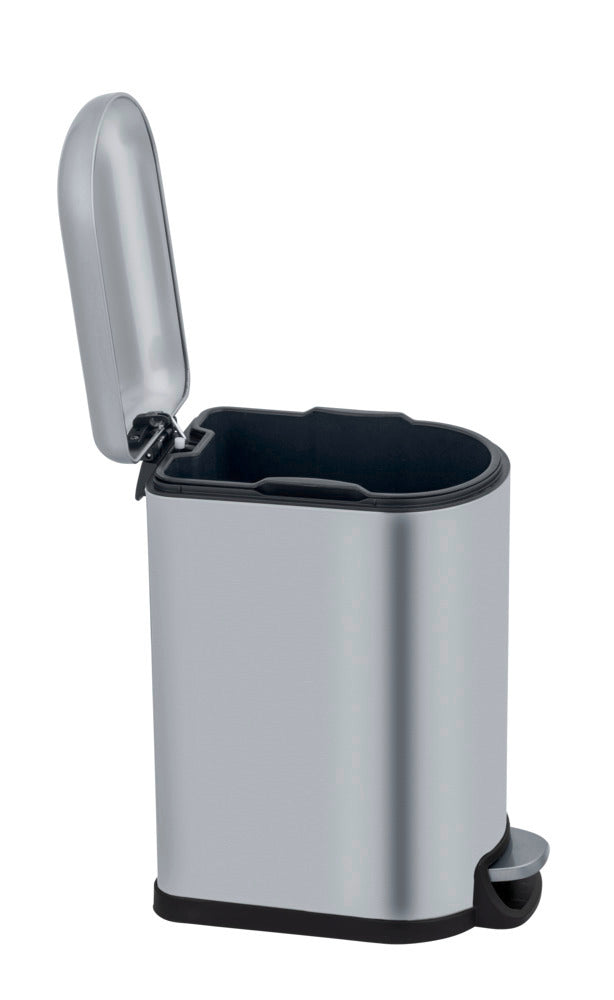 Pedalspann 10 L rustfritt stål matt 31x39x18 cm soft-close - Schöner Wohnen