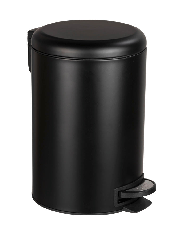 Pedalspann 12 L svart med uttakbar innsats rustfritt stål forfra
