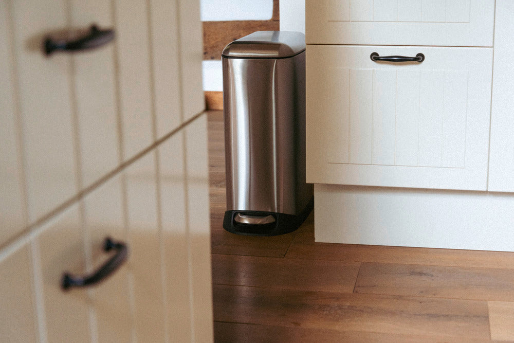 Lokk på Pedalspann 20 L Easy-Close rustfritt stål