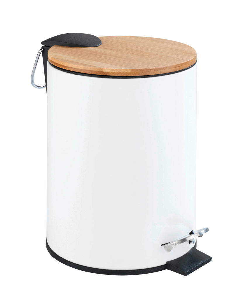 Pedalspann 3 L hvit matt med soft-close Tortona metall forfra