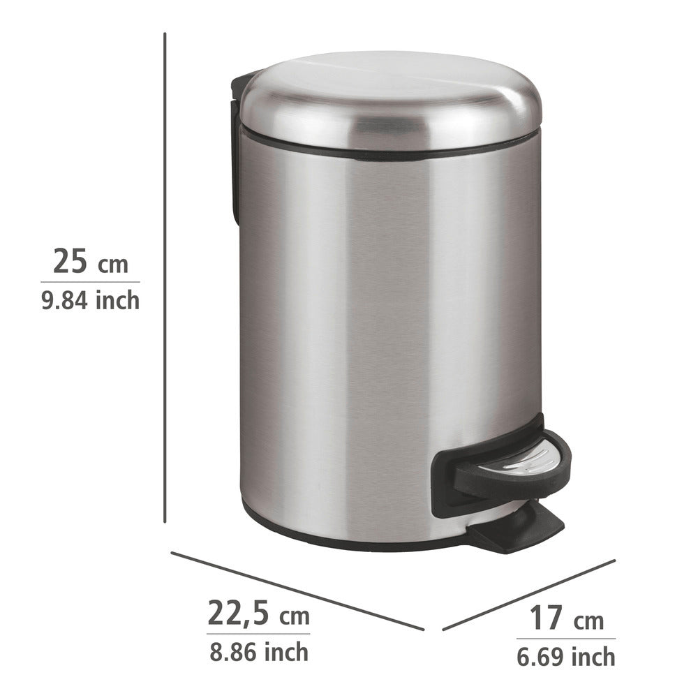 Pedalspann Leman Easy Close rustfritt stål 3 L pedalmekanisme