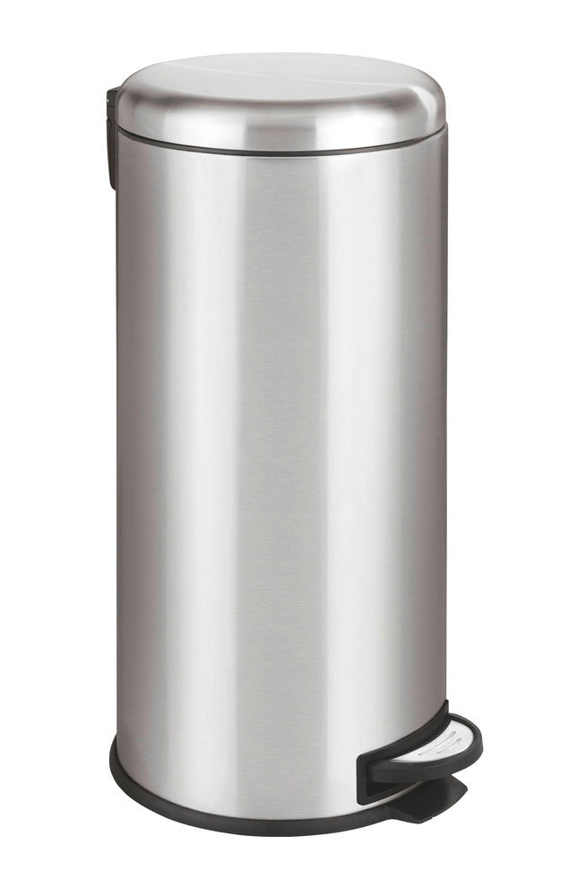 Pedalspann Leman Easy Close rustfritt stål 30 L forfra