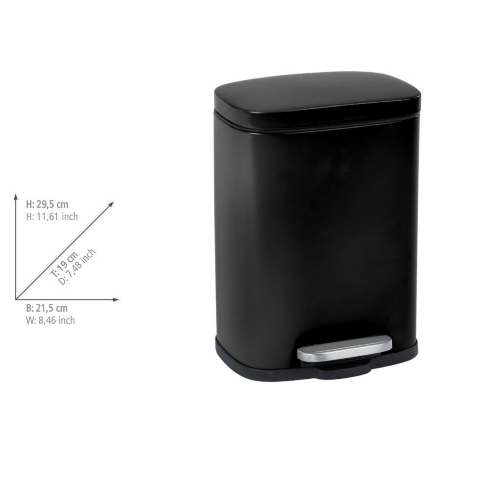 Pedalspann Leno svart 5 L metall - Wenko detalj