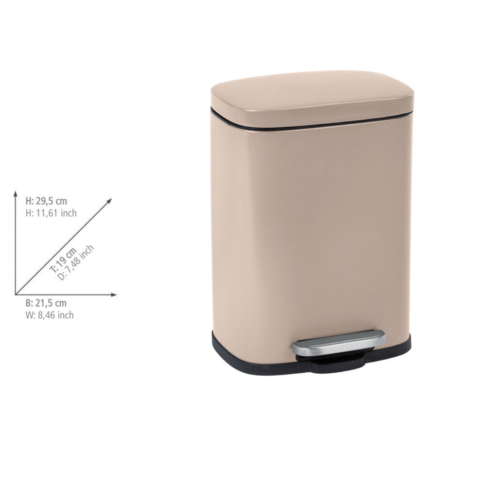 Pedalspann Leno taupe 5 L metall detalj av pedal