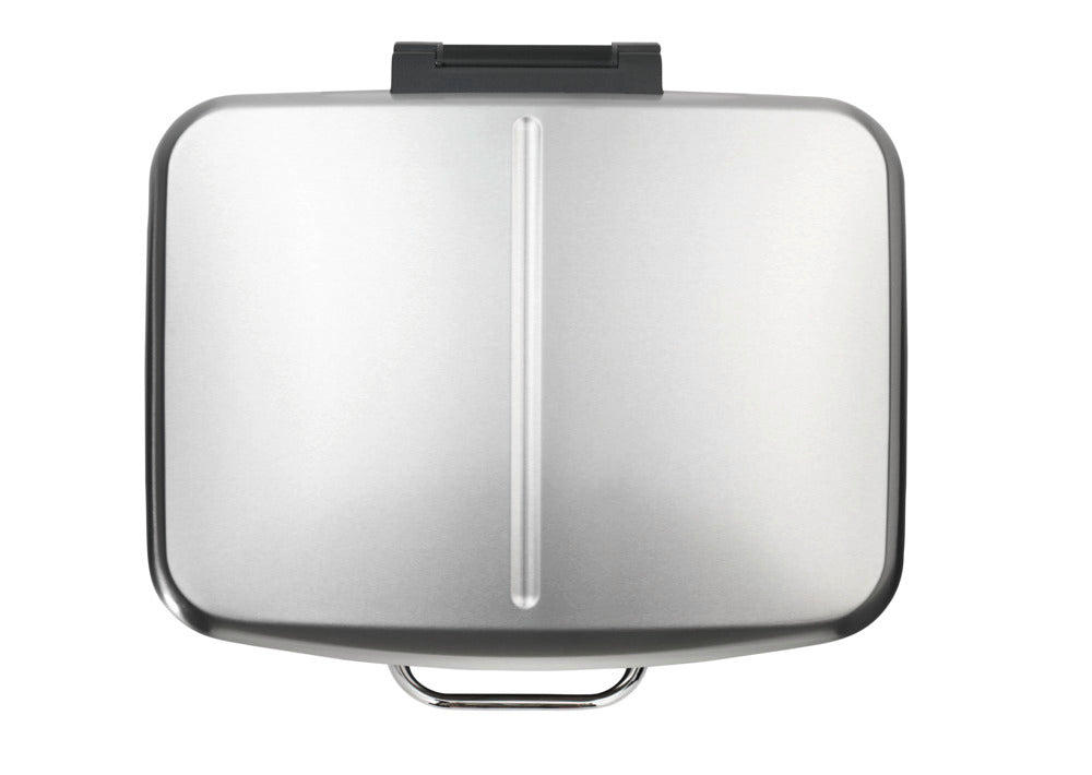 Pedalspann rustfritt stål 2 x 12 L soft close - Wenko soft close mekanisme