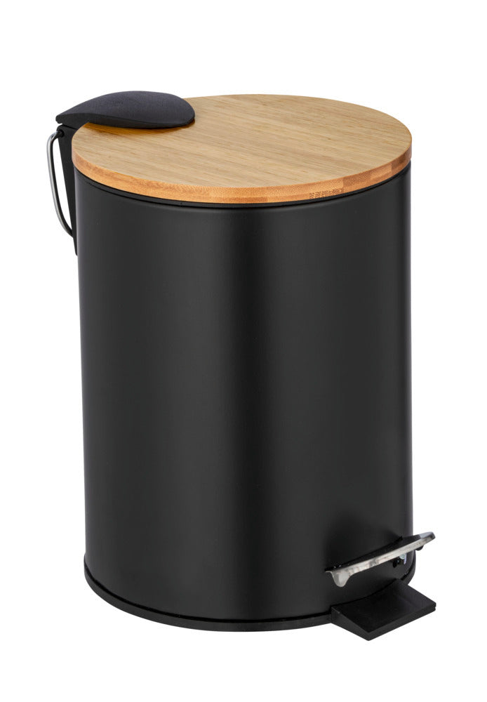 Pedalspann svart matt 3 L med soft-close forfra