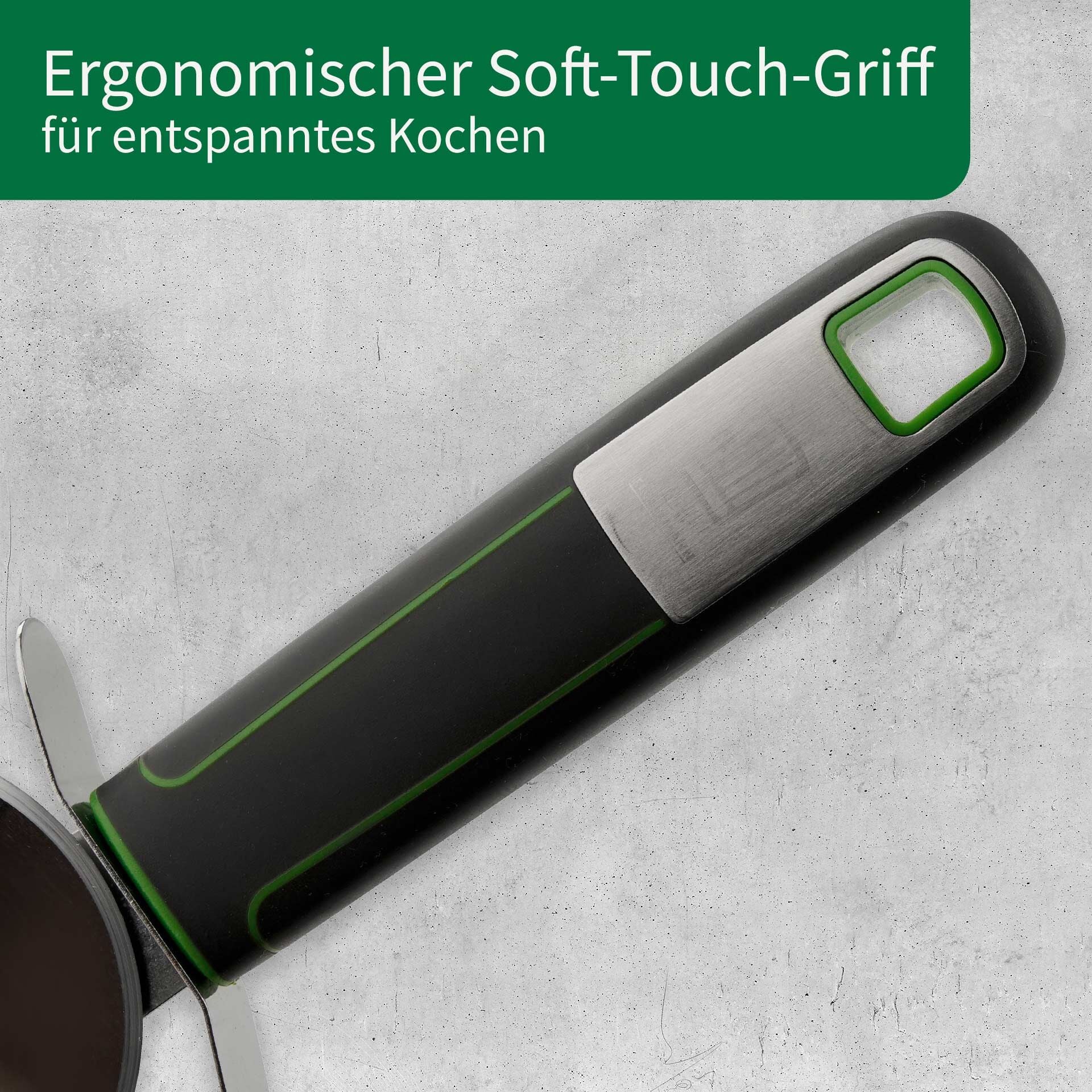 Pizzahjul 18 cm rustfritt stål - Chefkoch trifft Fackelmann klar for bruk