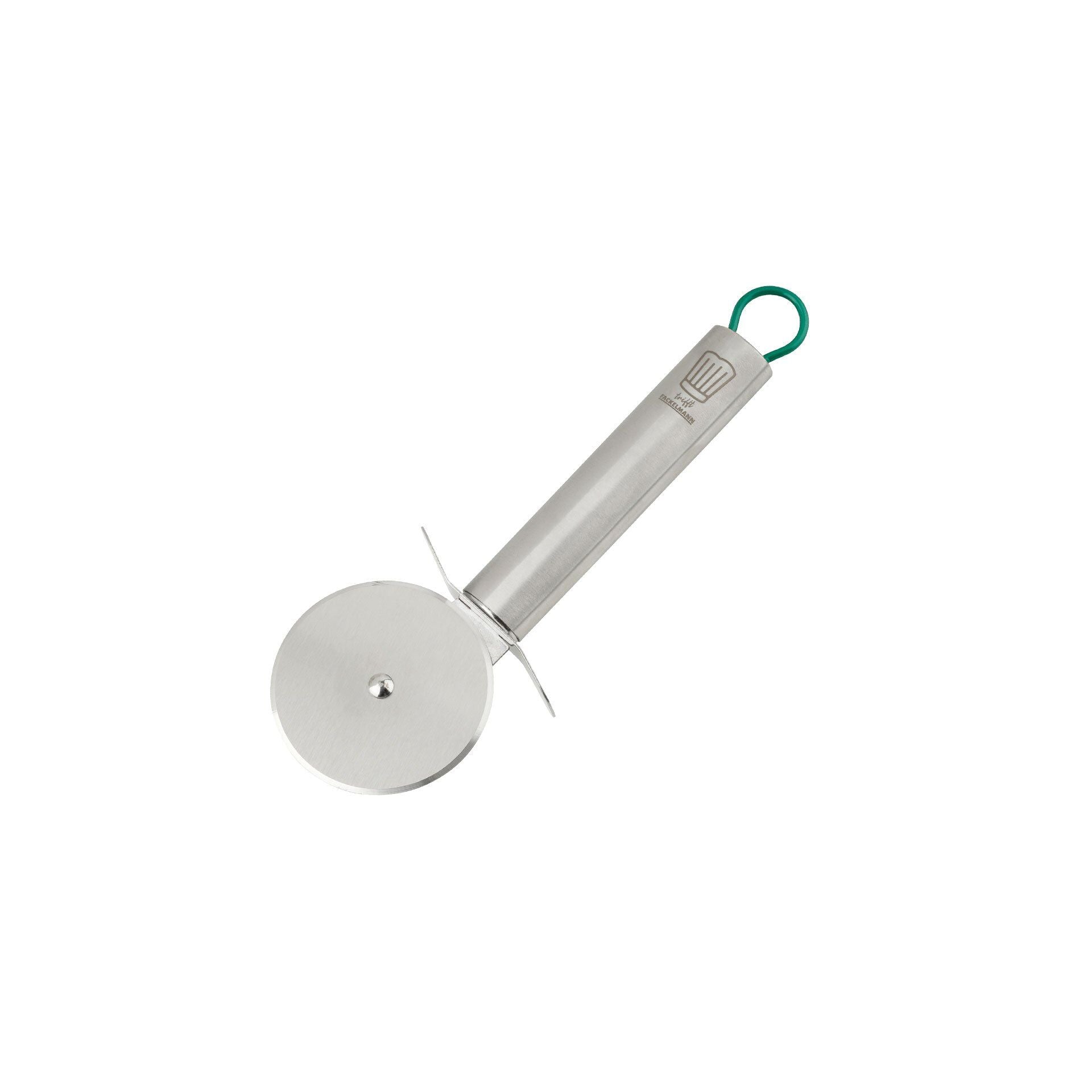 Pizzahjul München 20 cm rustfritt stål forfra