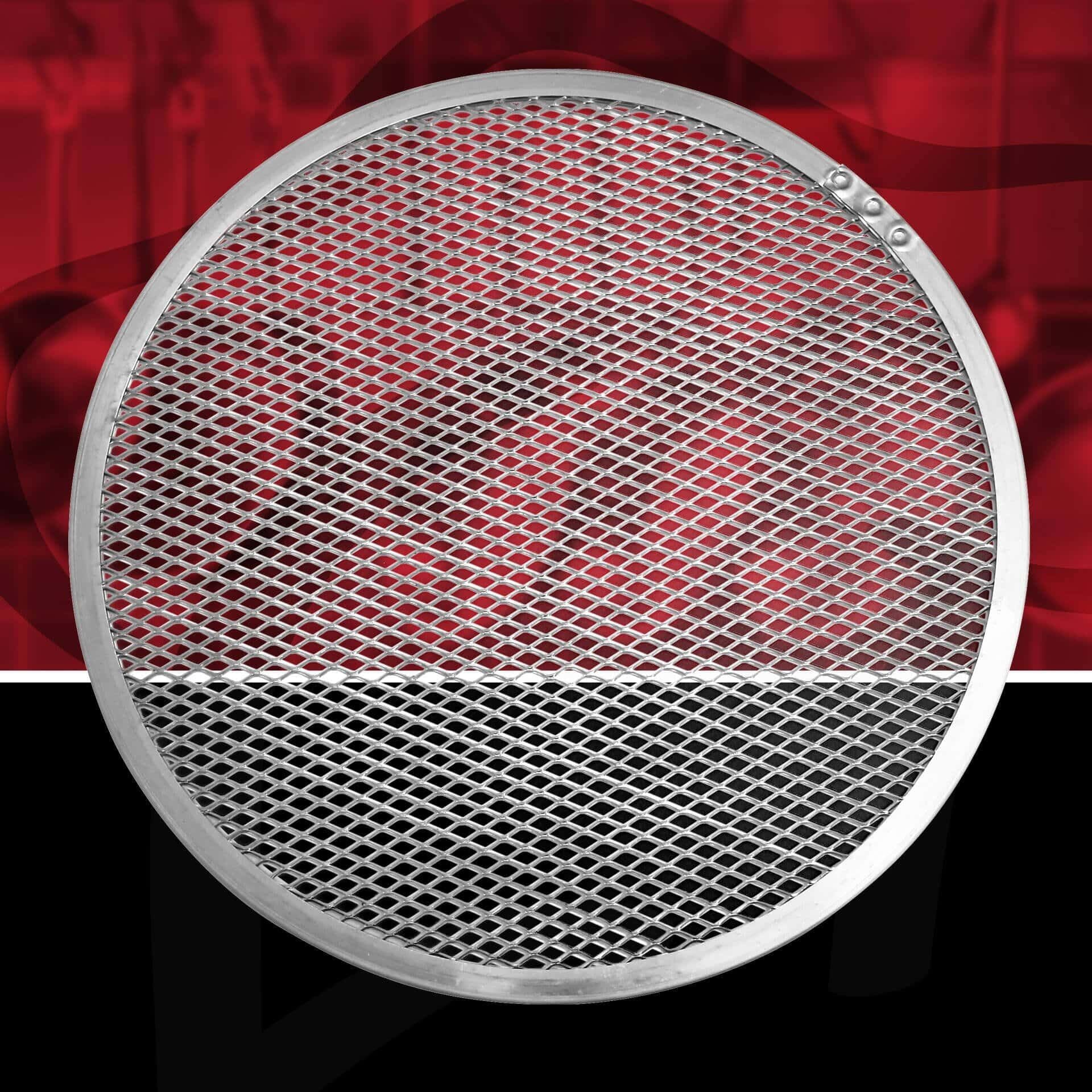 Pizzarist Ø30,5 cm aluminium perforert - FMprofessional nærbilde perforering