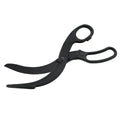 Pizzasaks 25 cm svart for bakeplate - Fackelmann forfra