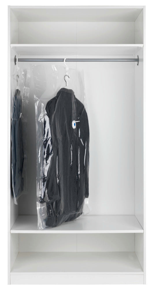 Plassbesparende klesposer L & XL 2-delt sett Wenko emballasje