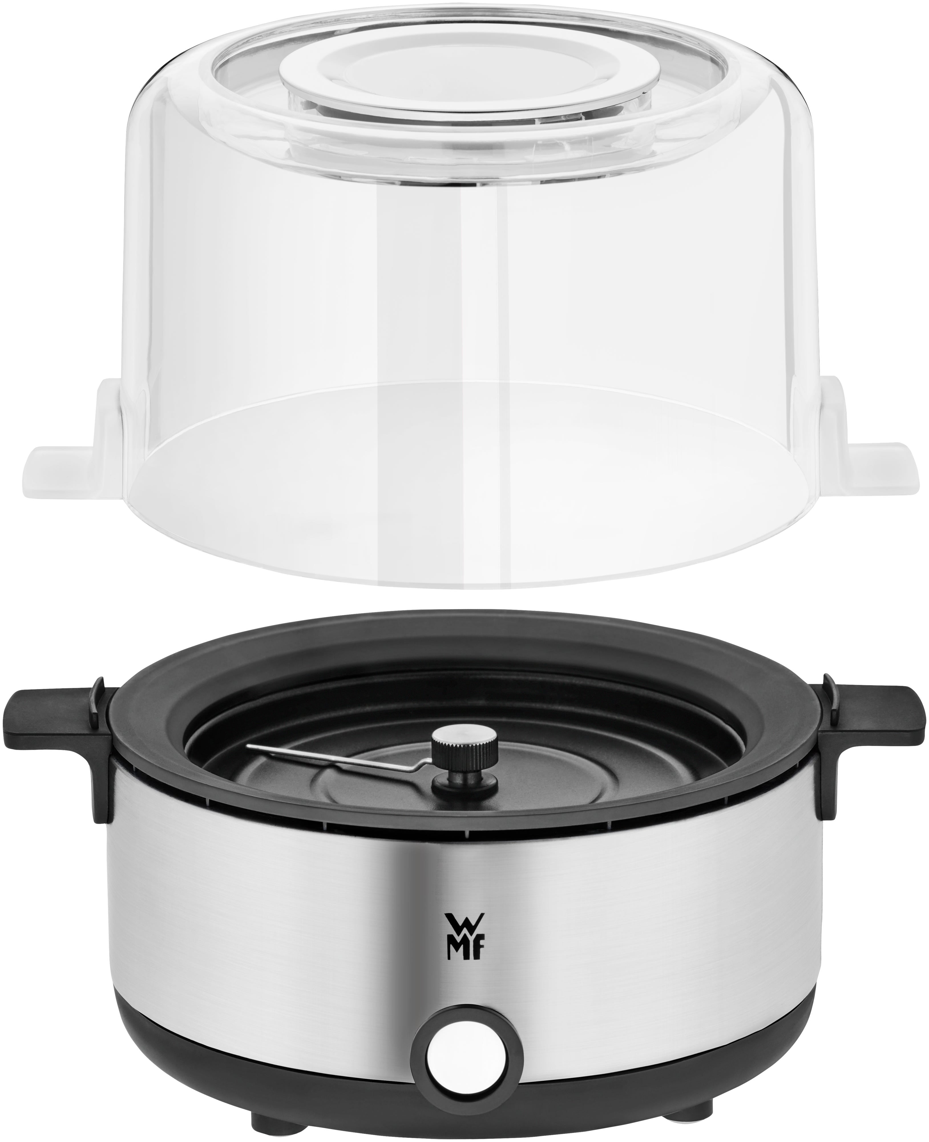 Popcornmaskin 2,2 L non-stick med dreiespade - WMF bakside