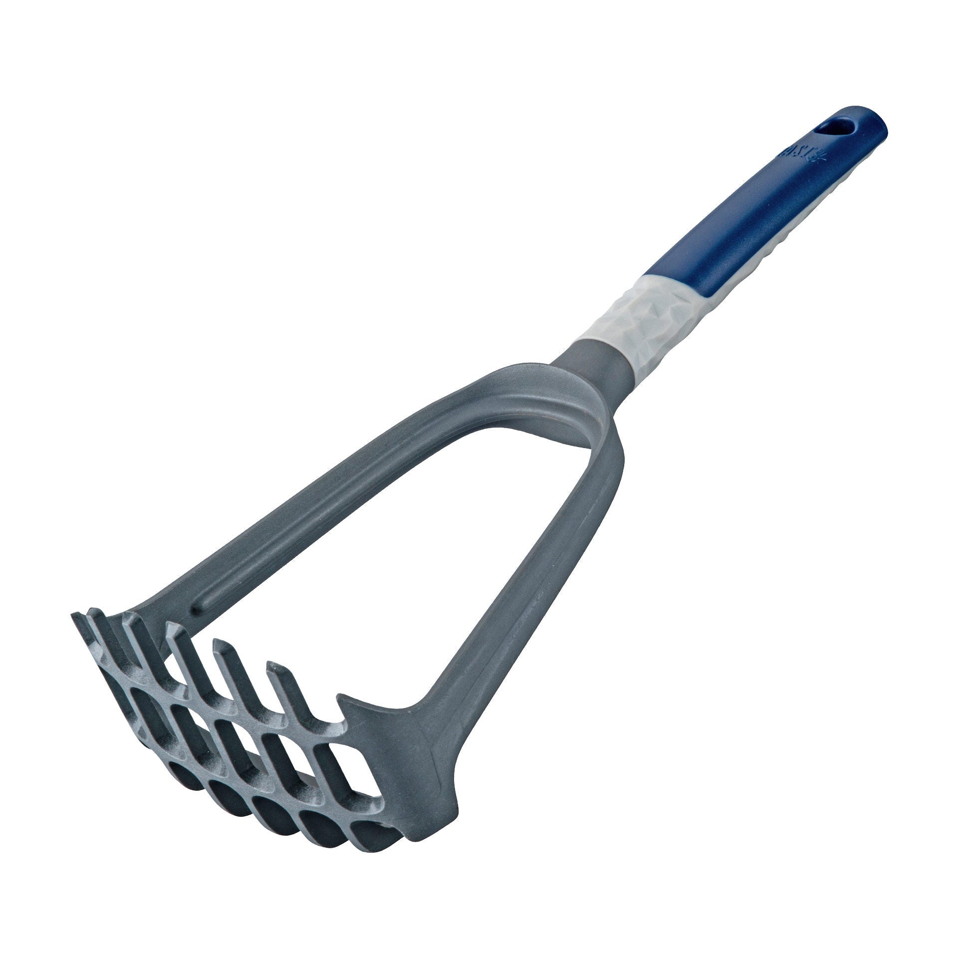 Potetmoser med pastaskje 2-i-1 Ocean Blue 29 cm forfra