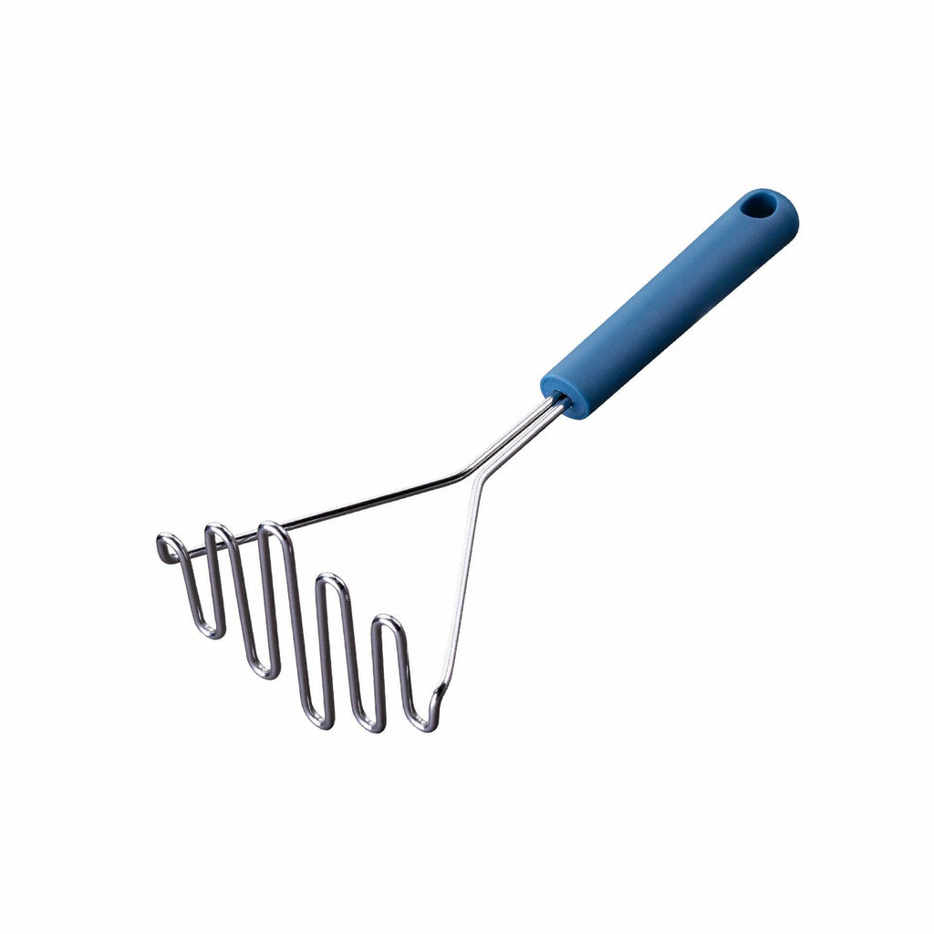 Potetmoser rustfritt stål 25 cm blå - Fackelmann forfra