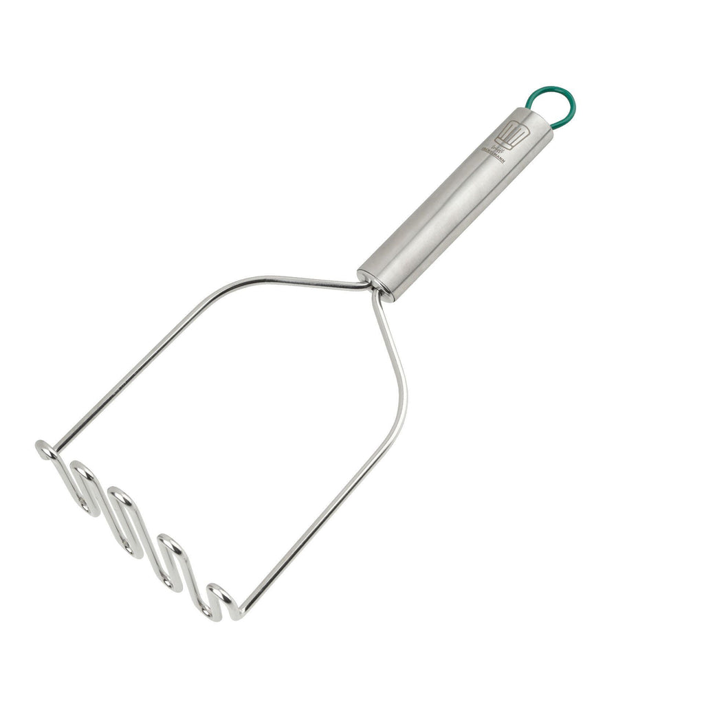 Potetmoser rustfritt stål 31 cm forfra