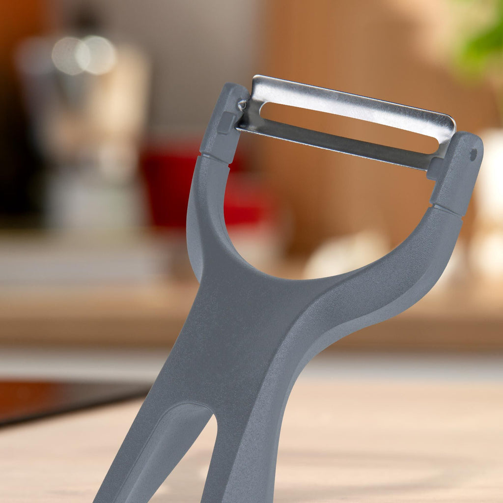 Potetskreller rustfritt stål med ergonomisk grep detalj av blad