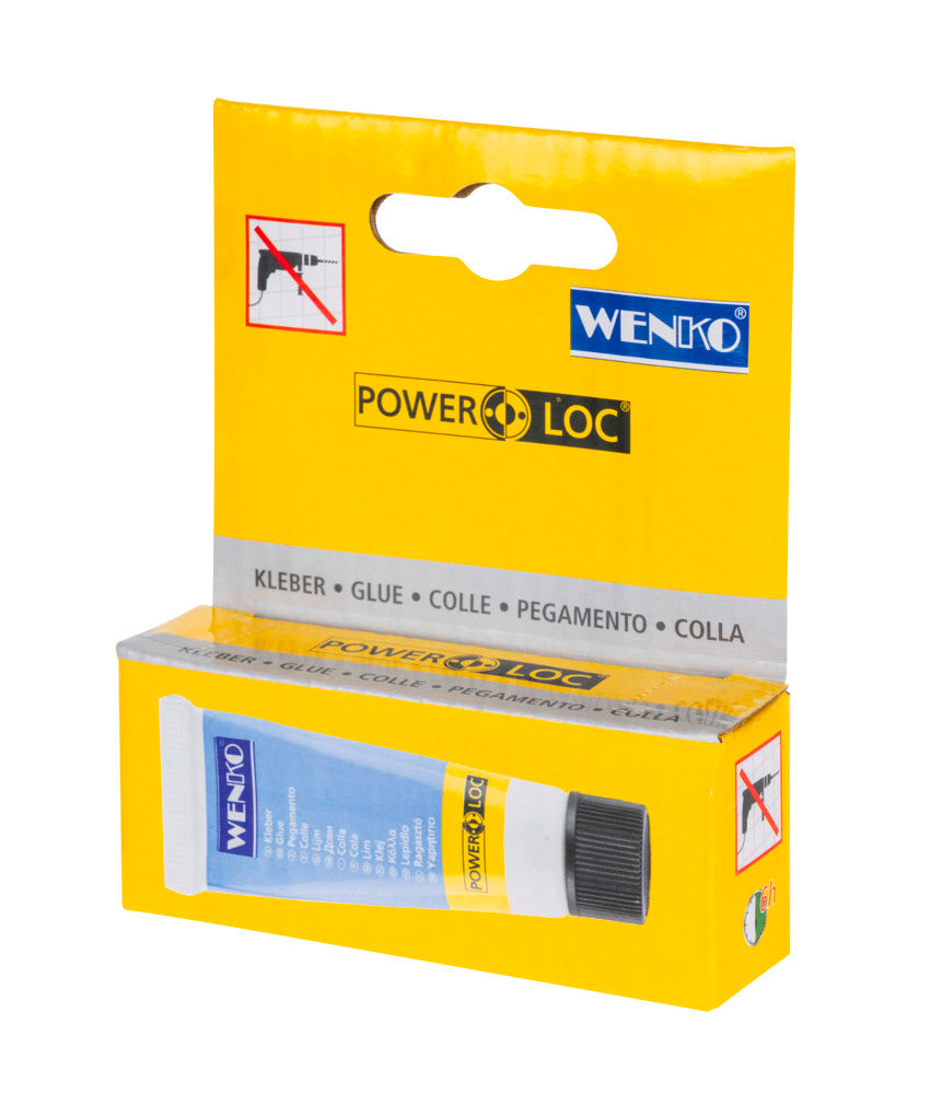 Power-Loc® erstatningslim for veggserier 10 ml - Wenko montert på vegg