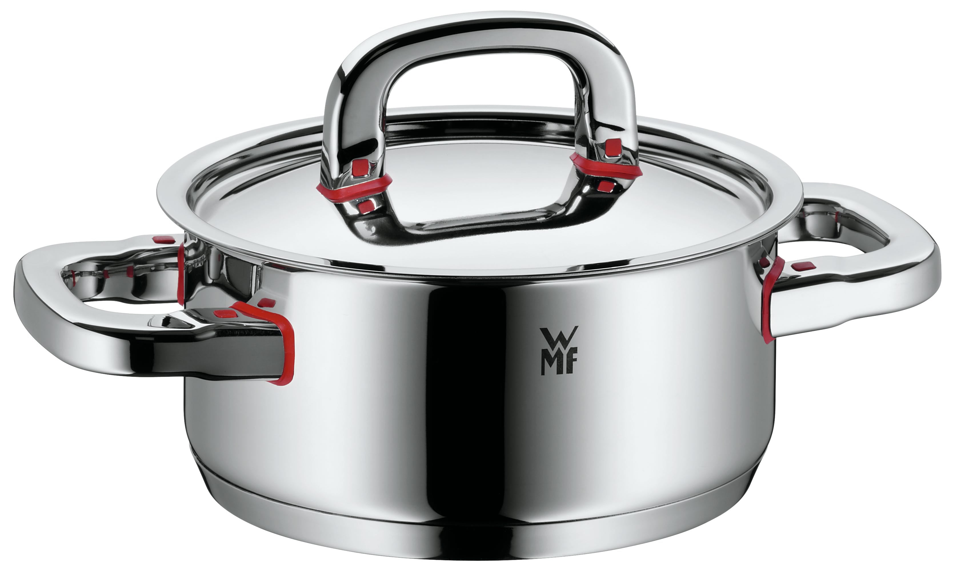 Premium One gryte med lokk 16,5 cm rustfritt stål induksjon forfra