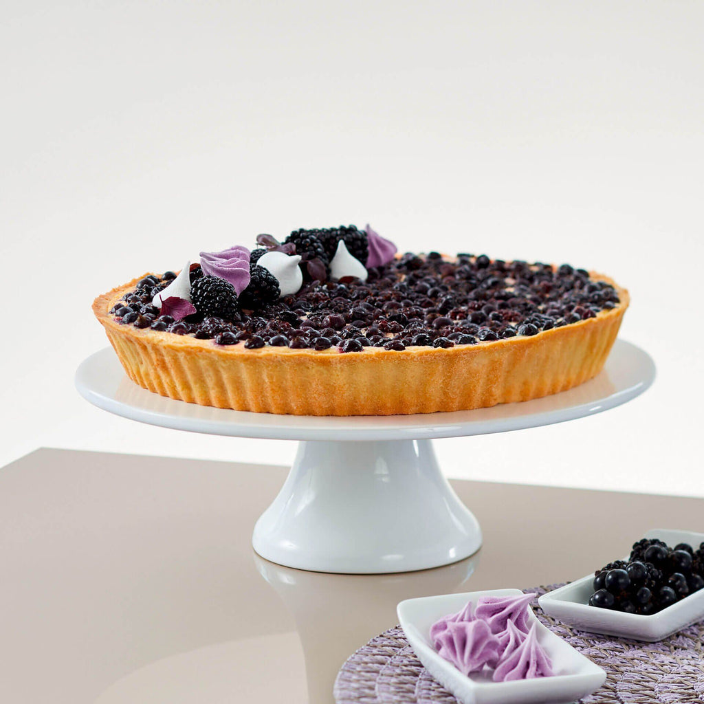 Quicheform med emaljebunn og løs bunn Ø28 cm - Dr. Oetker bakside