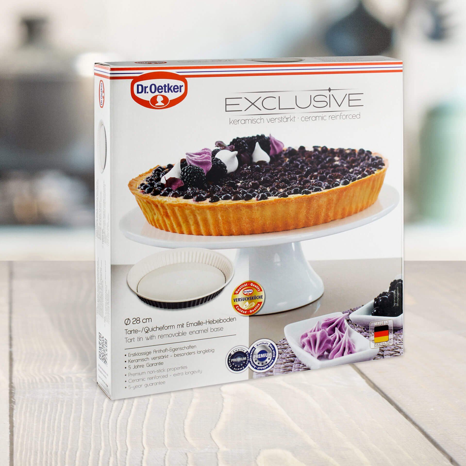 Detalj av løs bunn på Quicheform med emaljebunn og løs bunn Ø28 cm - Dr. Oetker