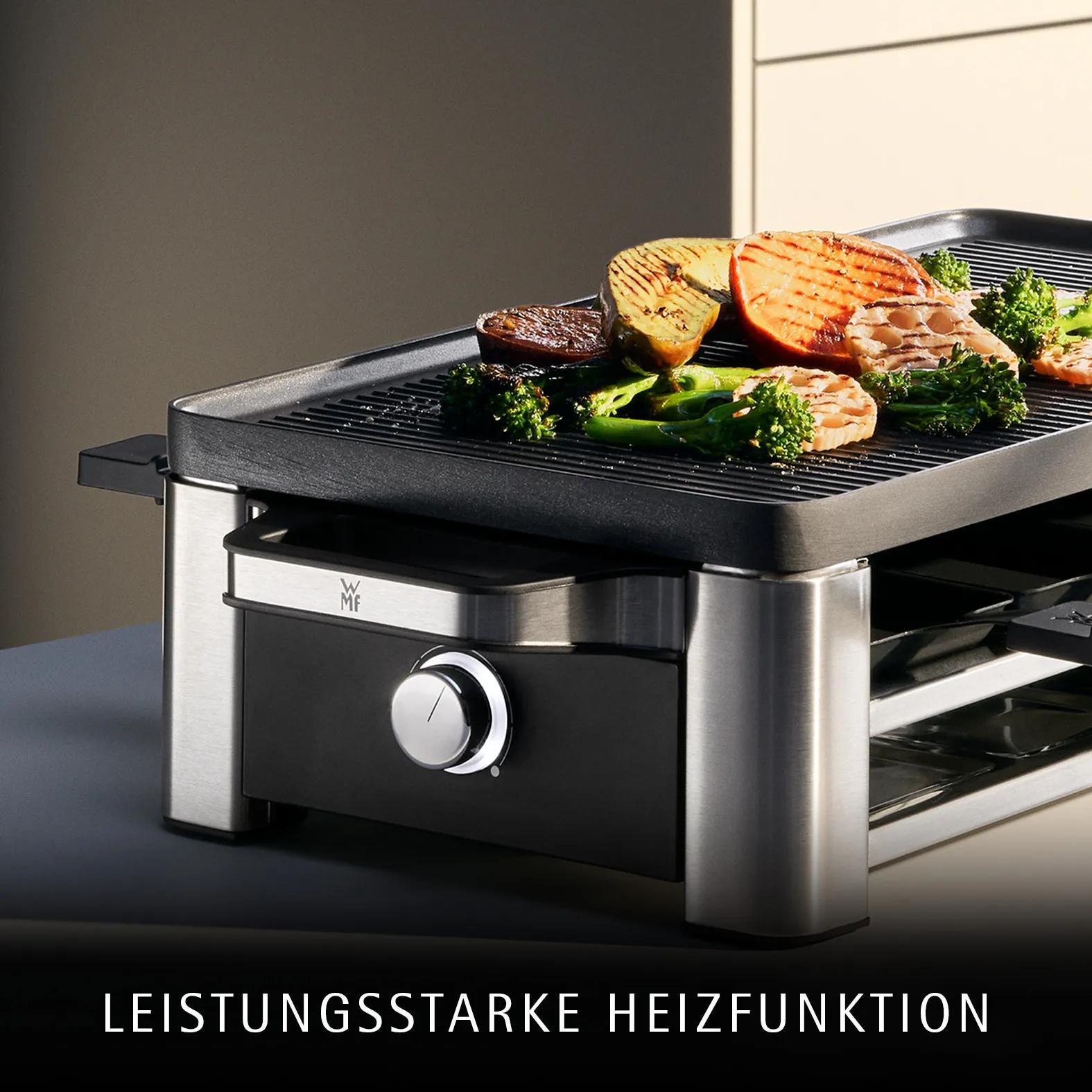 Detalj av non-stick grillplate på Raclettegrill for 8 personer WMF Lono