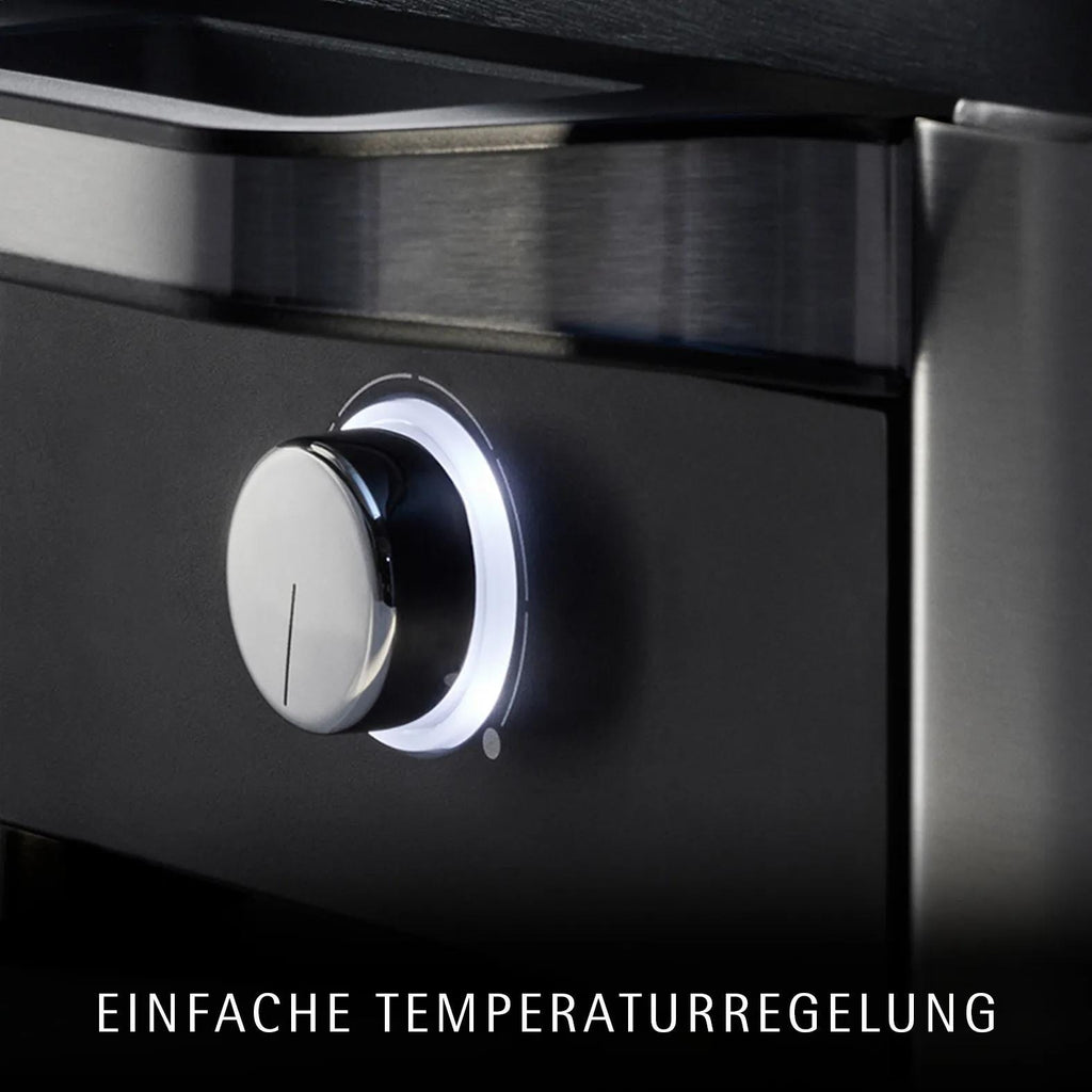 Montert Raclettegrill for 8 personer med non-stick grillplate WMF Lono på bord