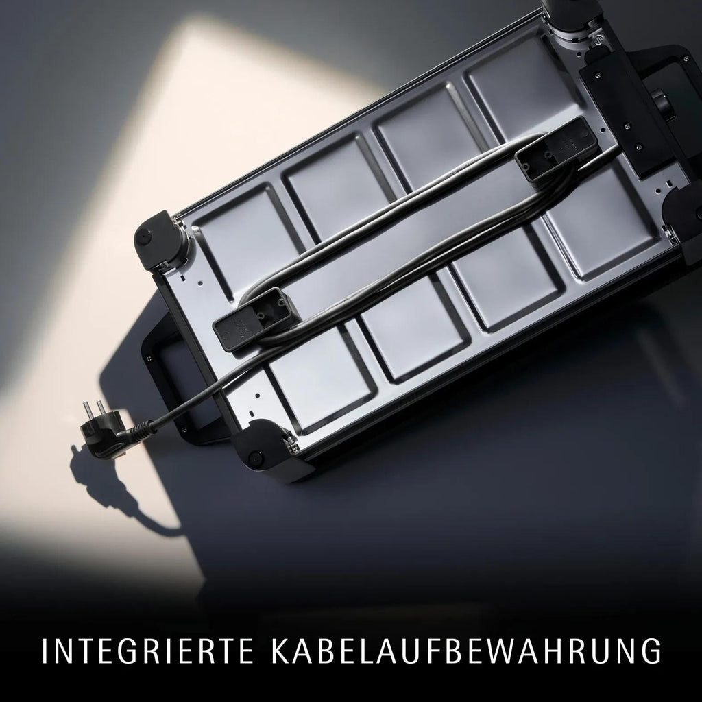 Raclettegrill for 8 personer med non-stick grillplate WMF Lono pakket sammen