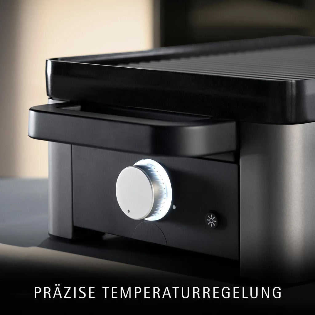 Spadeoppbevaring under Raclettegrill Master for 8 personer 1500 W non-stick mørkegrå - WMF