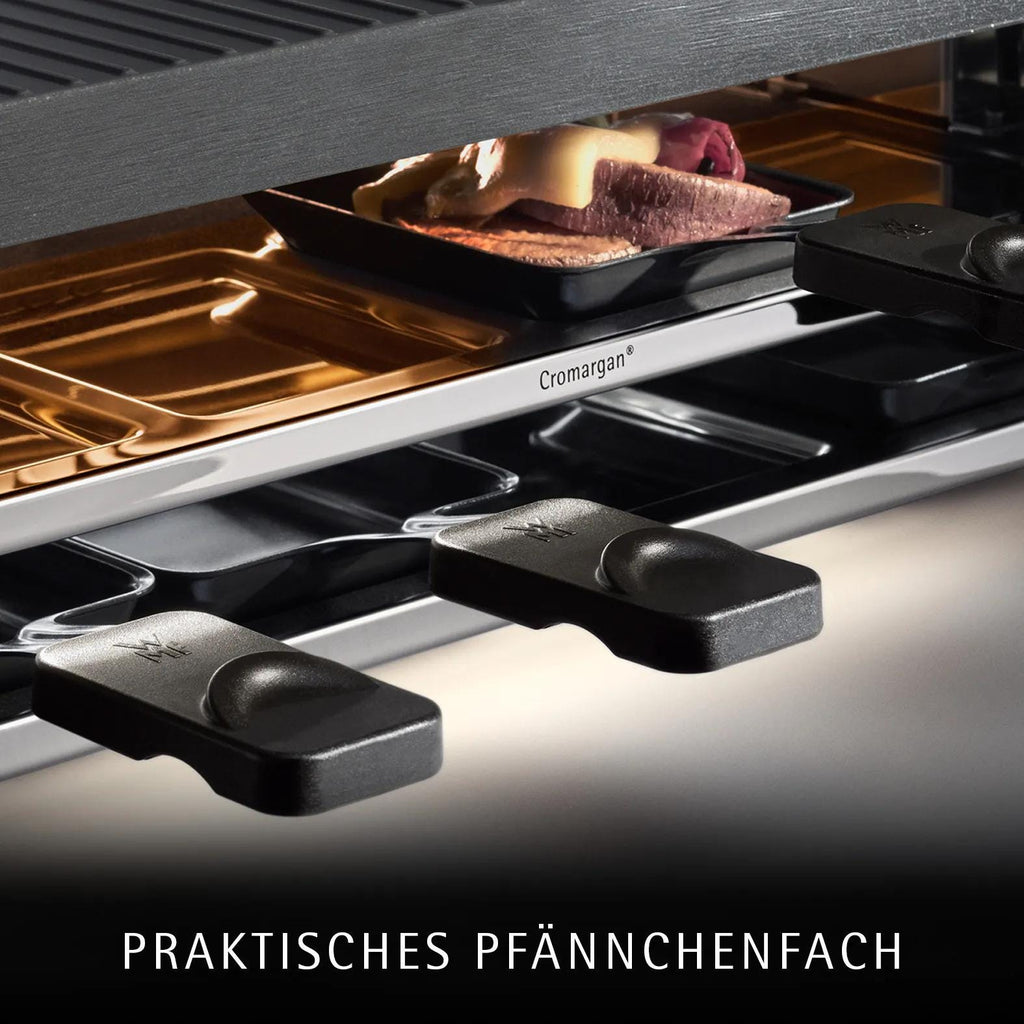 Temperaturkontroll på Raclettegrill Master for 8 personer 1500 W non-stick mørkegrå - WMF i detalj