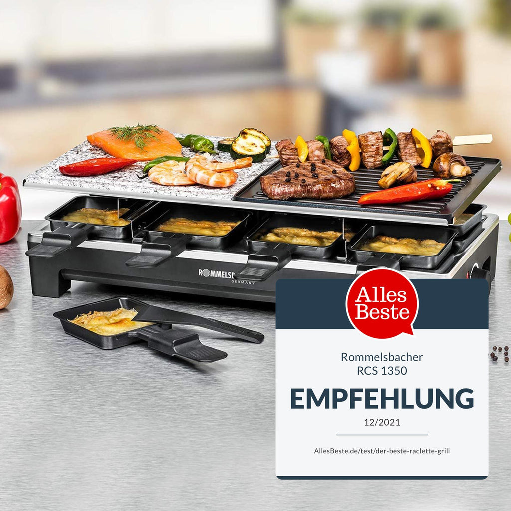 Nærbilde av panner til Raclettegrill RCS 1350