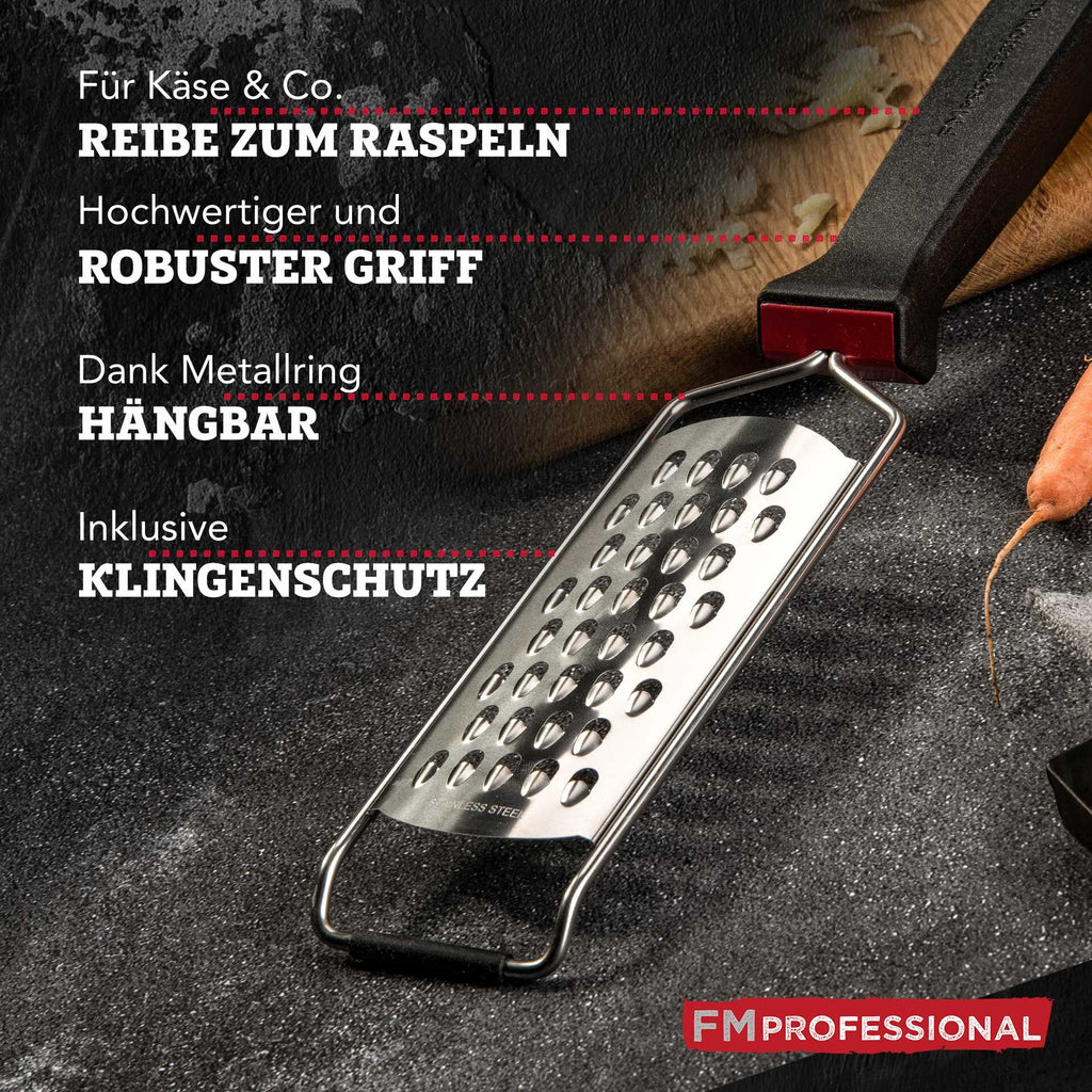 Detalj av blad på Rasprivjern kort grovt rustfritt stål 37x8 cm - FMprofessional