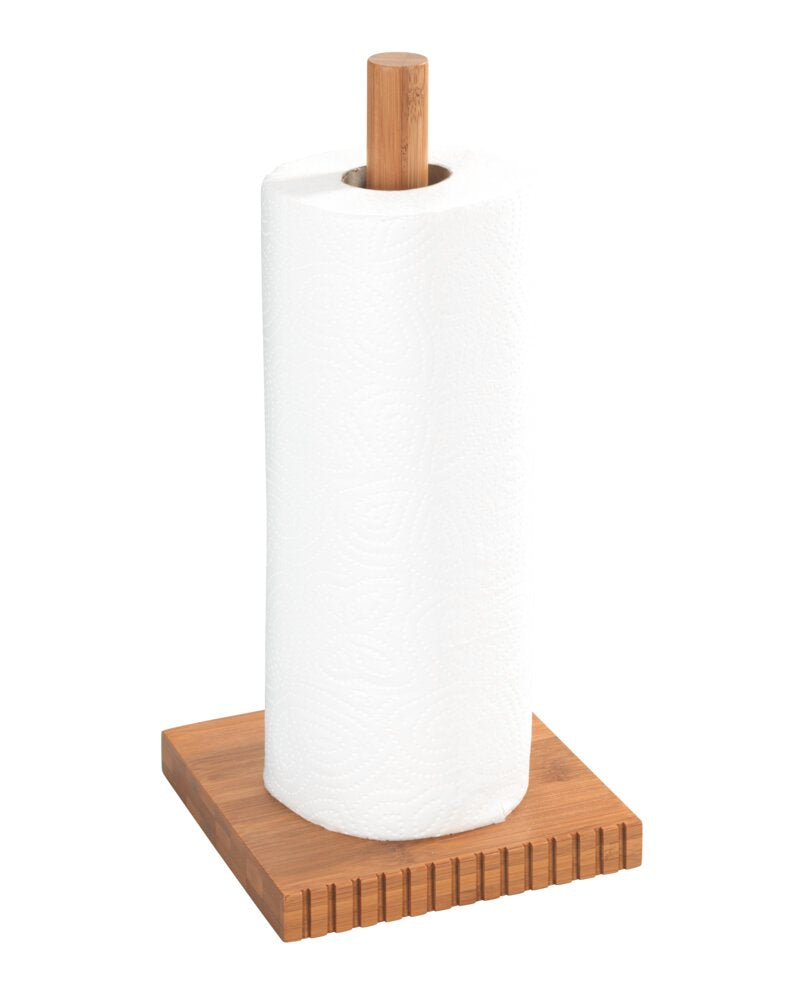 Detalj av Redskapsholder og tørkrullholder Mera bambus 2-delt sett