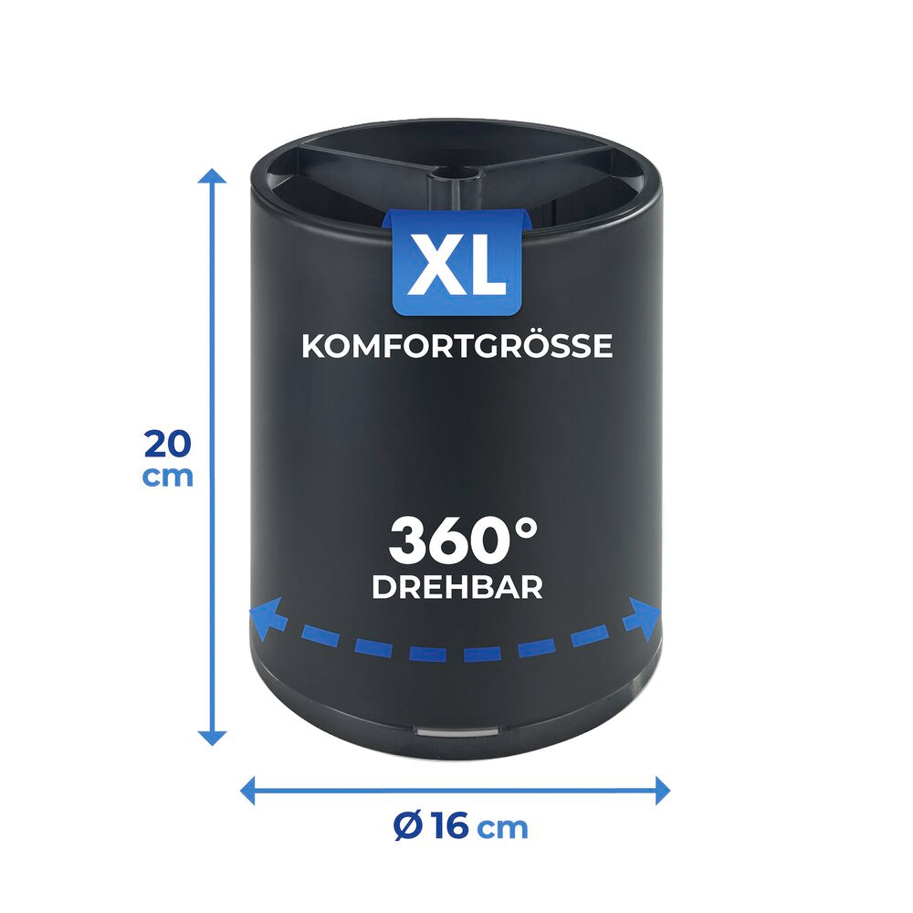 Redskapsholder XL rustfritt stål for opptil 18 redskaper bakside