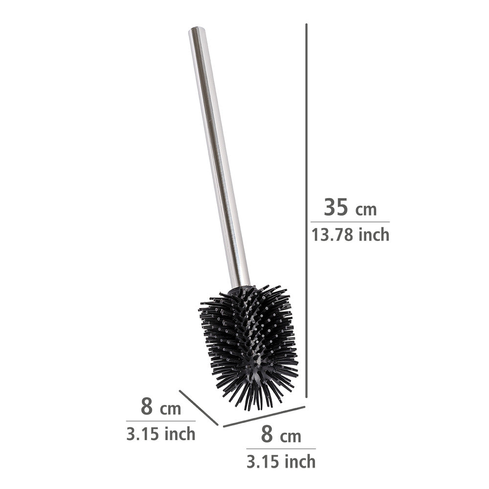 Reservebørste silikon med skaft rustfritt stål Ø 8 cm - Wenko montert visning