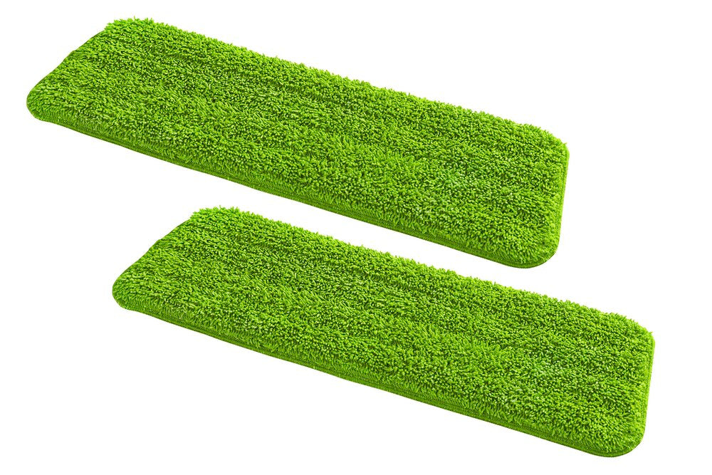 Reservetrekk for spraymopp 2-delt sett polyester grønn Maximex forfra