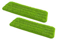 Reservetrekk for spraymopp 2-delt sett polyester grønn Maximex forfra