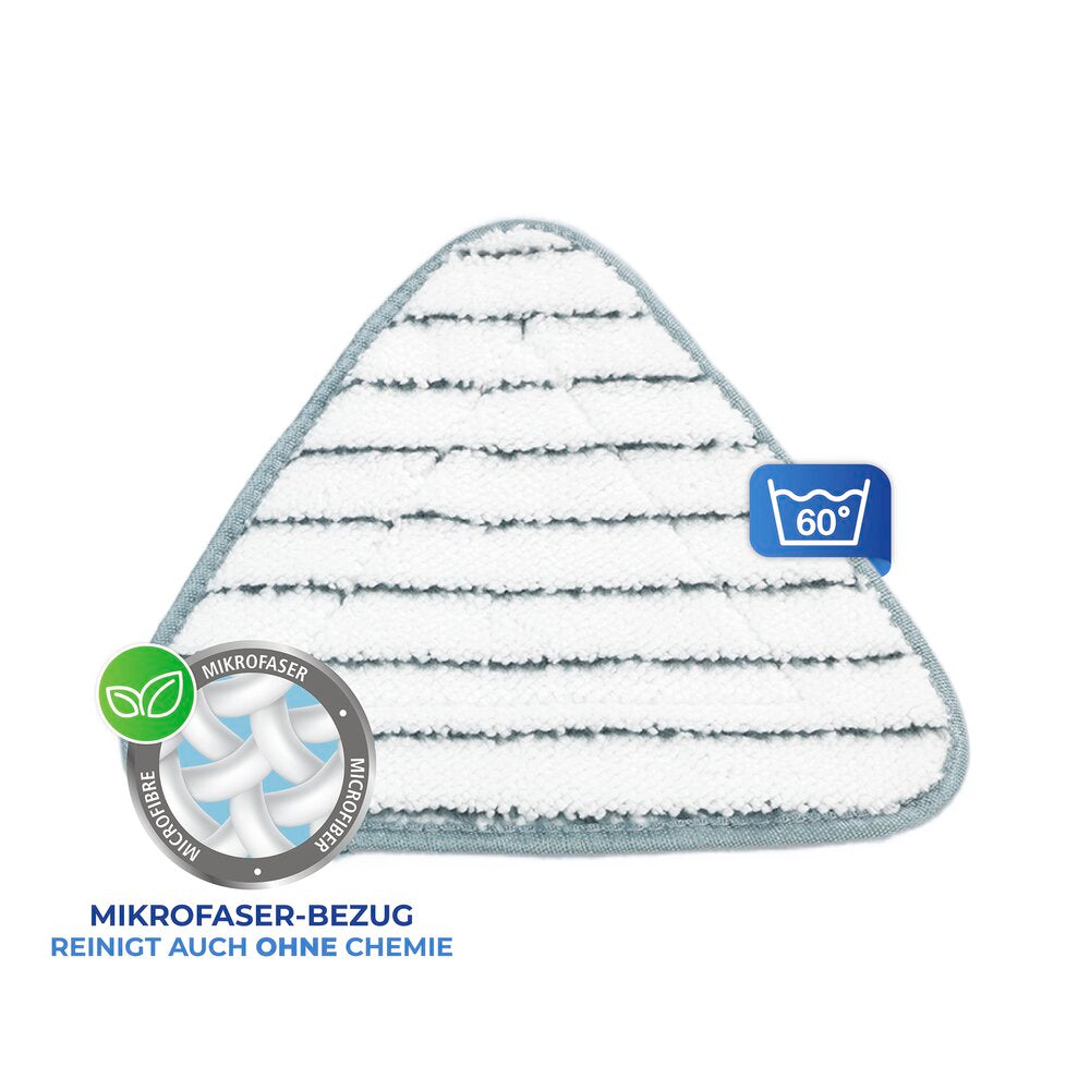 Detalj av reservetrekk til triangelmopp 2-delt mikrofiber Maximex