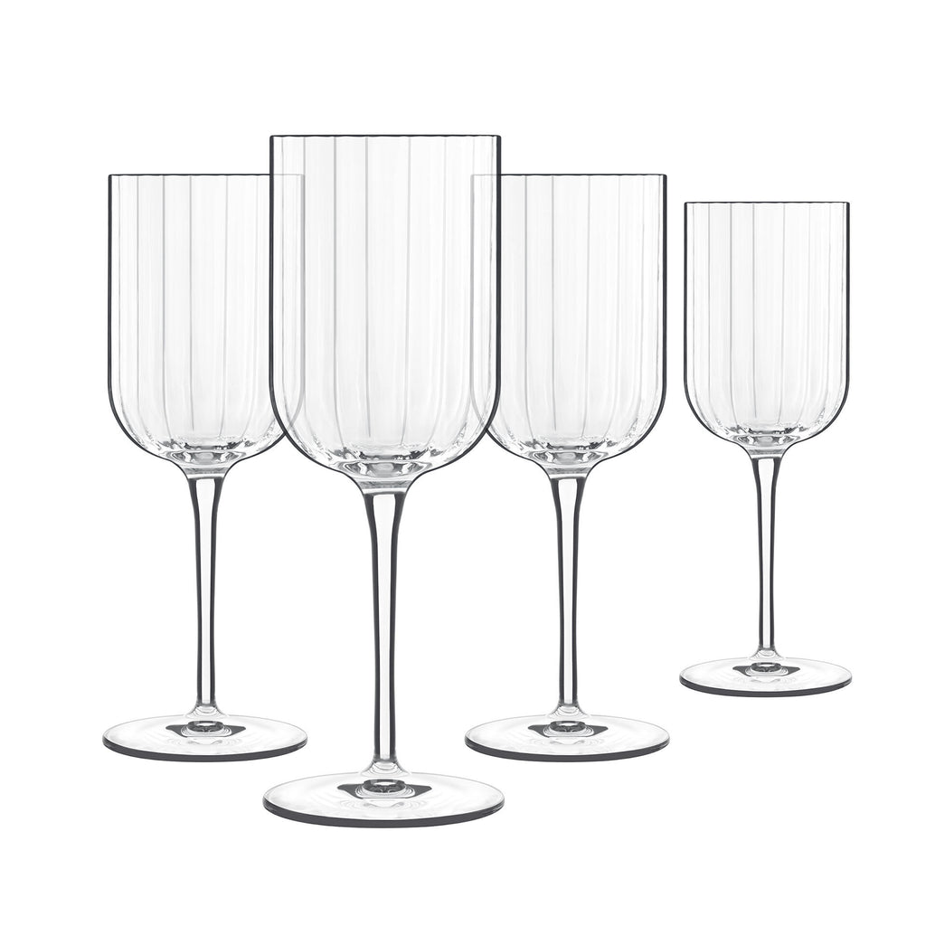 Rødvinsglass Bach 400 ml 4-delt sett forfra